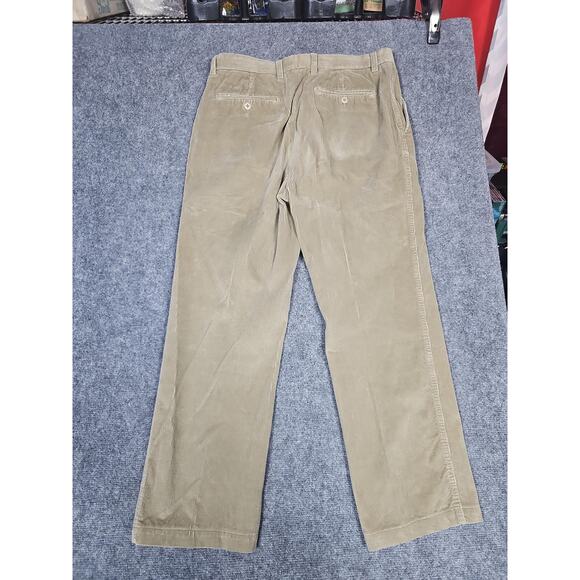 Cremieux Pants Mens 33x30 Brown Corduroy Cotton Straight Leg Casual Chino - Picture 4 of 8